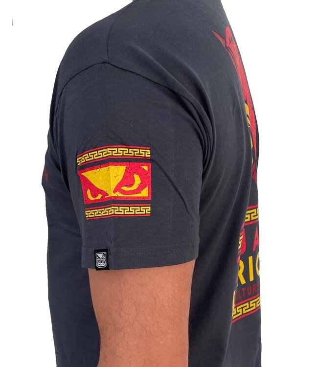 Bad Boy Trojan Warrior T Shirt Katoen Antraciet