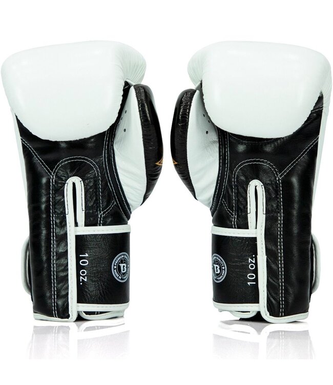 Fairtex x Booster FXB Boxing Gloves White/Black/Gold - Muay Thai & Kickboxing