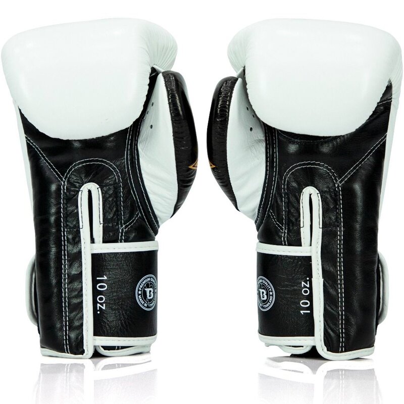 Fairtex Fairtex x Booster Kickboks Handschoenen FXB BG V2 Wit Zwart Goud