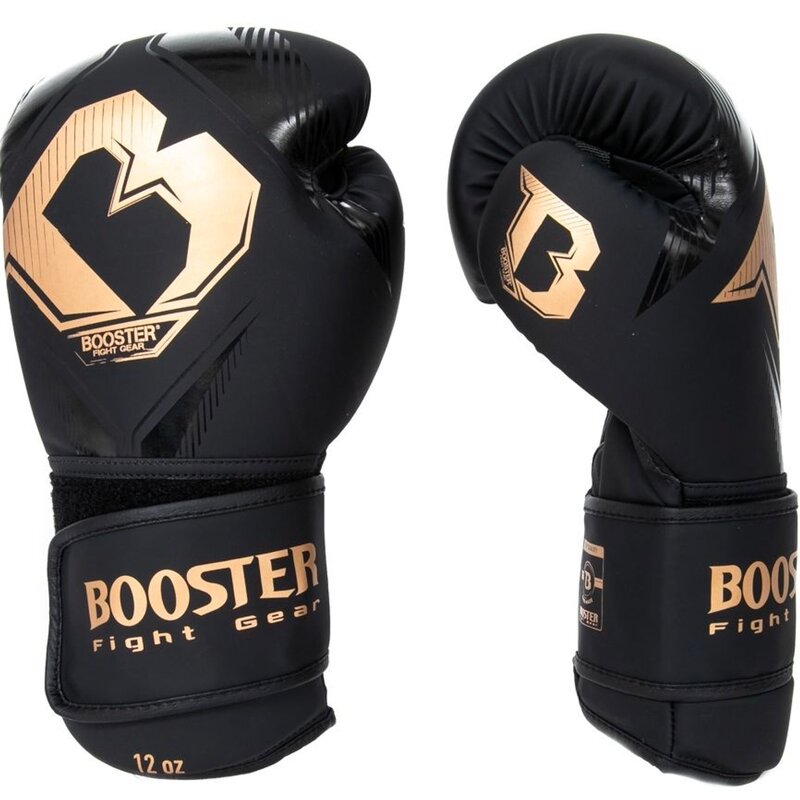 Booster Booster Bokshandschoenen Bangkok Series 1 Zwart Goud