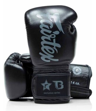 Fairtex Fairtex x Booster FXB Boxing Gloves Black/Grey