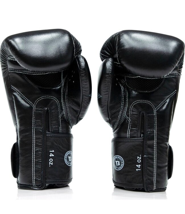 Fairtex x Booster FXB Boxing Gloves Black/Grey - Muay Thai & Kickboxing