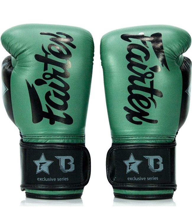 Fairtex x Booster FXB Bokshandschoenen Groen/Zwart - Muay Thai & Kickboksen