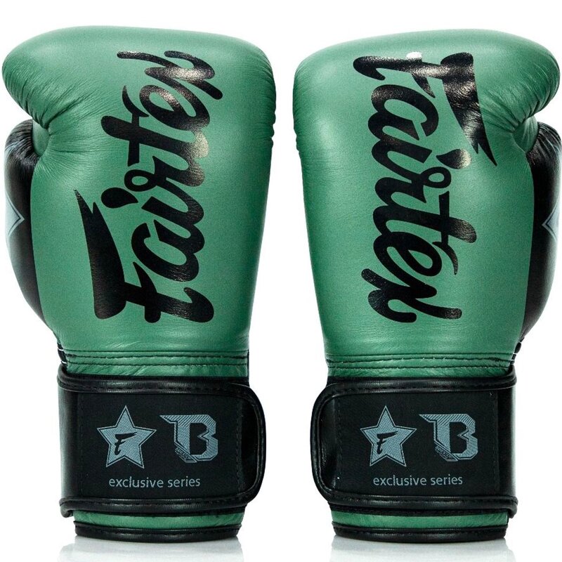 Fairtex Fairtex x Booster Kickboxing Gloves FXB BG V2 Green Black