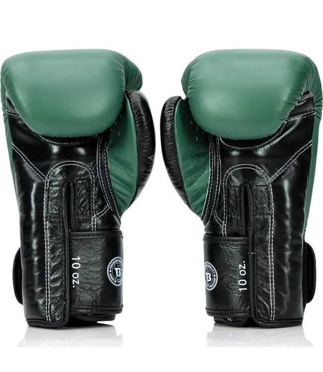 Fairtex x Booster FXB Boxing Gloves Green/Black - Muay Thai & Kickboxing