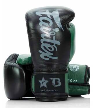 Fairtex Fairtex x Booster Boxing Gloves FXB BG V2 Black Green