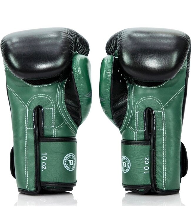 Fairtex x Booster FXB Bokshandschoenen Zwart/Groen/Grijs - Muay Thai & Kickboksen