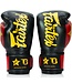 Fairtex x Booster FXB Boxhandschuhe Schwarz/Rot/Gold - Muay Thai & Kickboxen