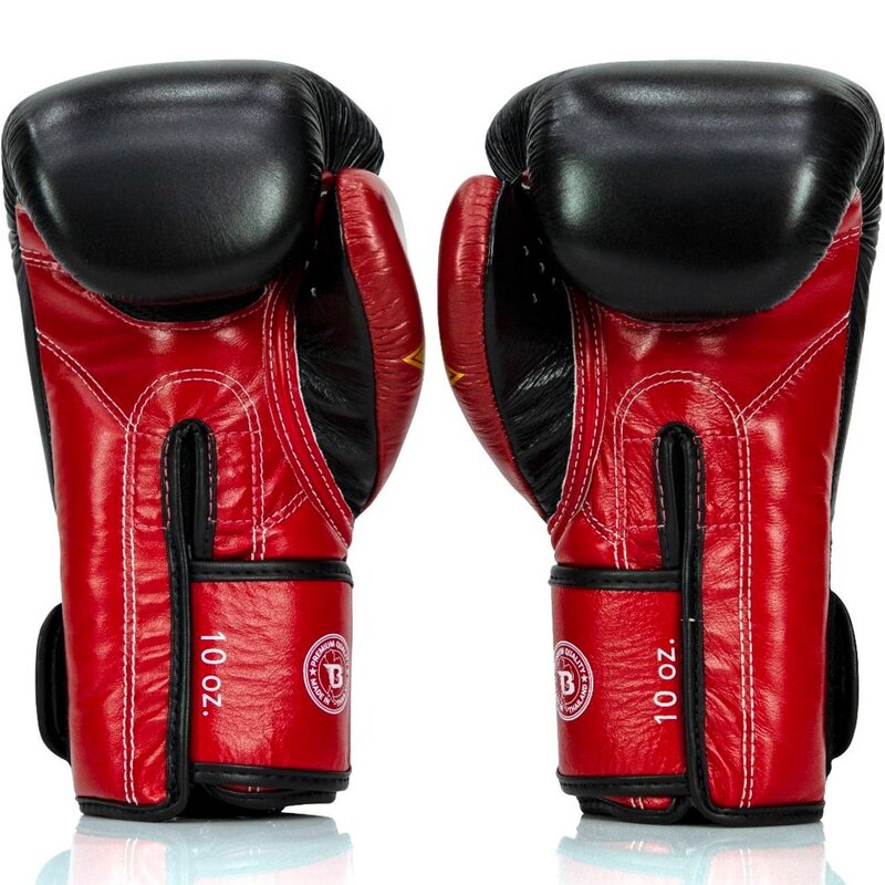 Fairtex Fairtex x Booster Bokshandschoenen FXB BG V2 Zwart Rood Goud