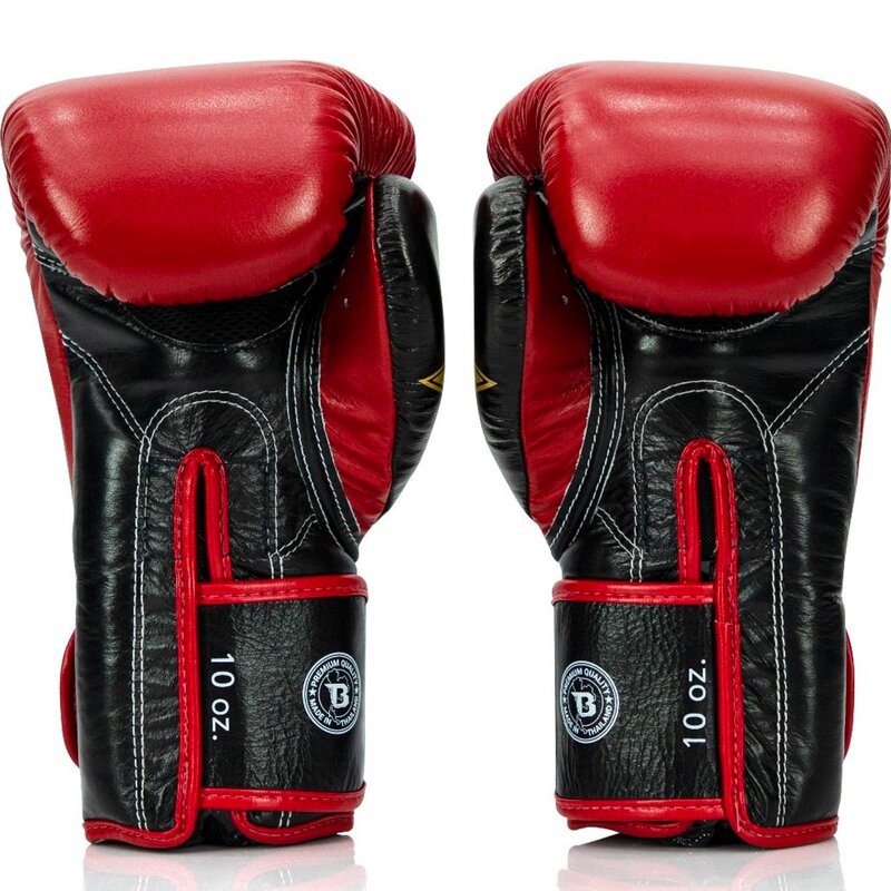 Fairtex Fairtex x Booster Bokshandschoenen FXB BG V2 Rood Zwart Goud