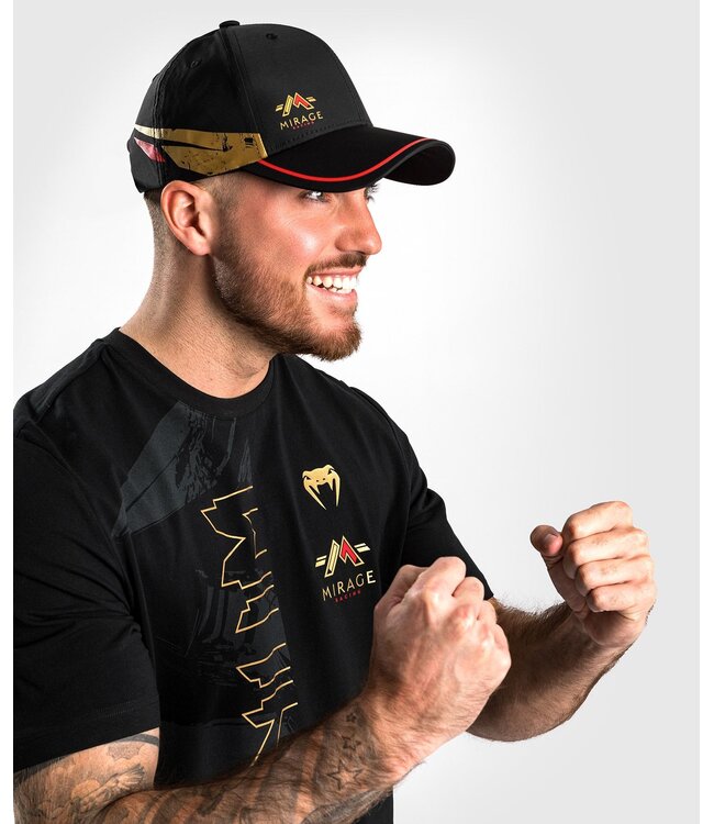 Venum Venum x Mirage Baseball Cap Kappe Schwarz Gold