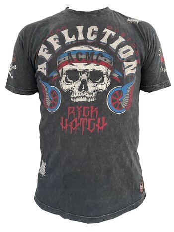 Affliction Clothing Affliction ACMC T-Shirt Antraciet