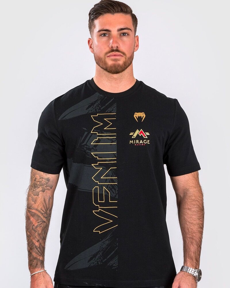 Venum Venum x Mirage T-Shirt Baumwolle Schwarz Gold