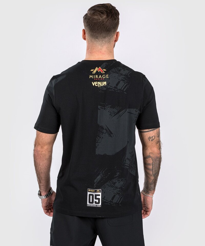 Venum Venum x Mirage T-Shirt Baumwolle Schwarz Gold