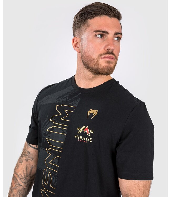 Venum x Mirage T-shirt Katoen Zwart Goud