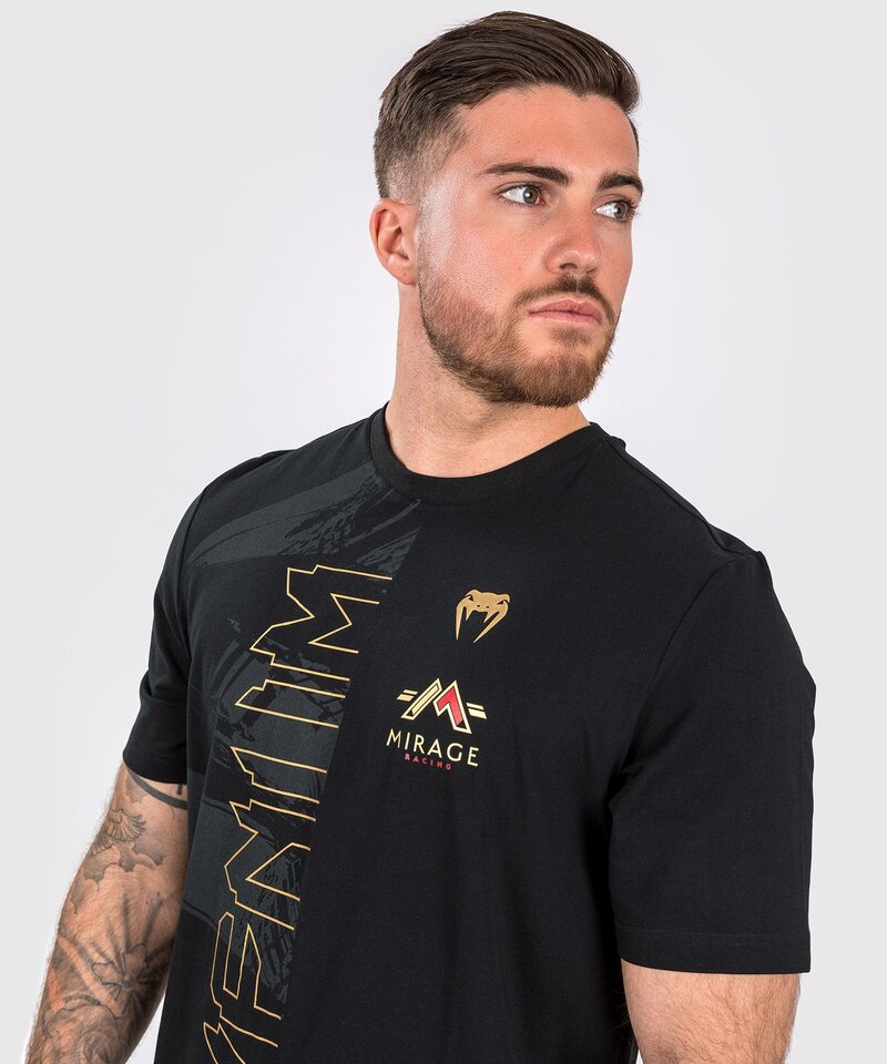 Venum Venum x Mirage T-Shirt Baumwolle Schwarz Gold