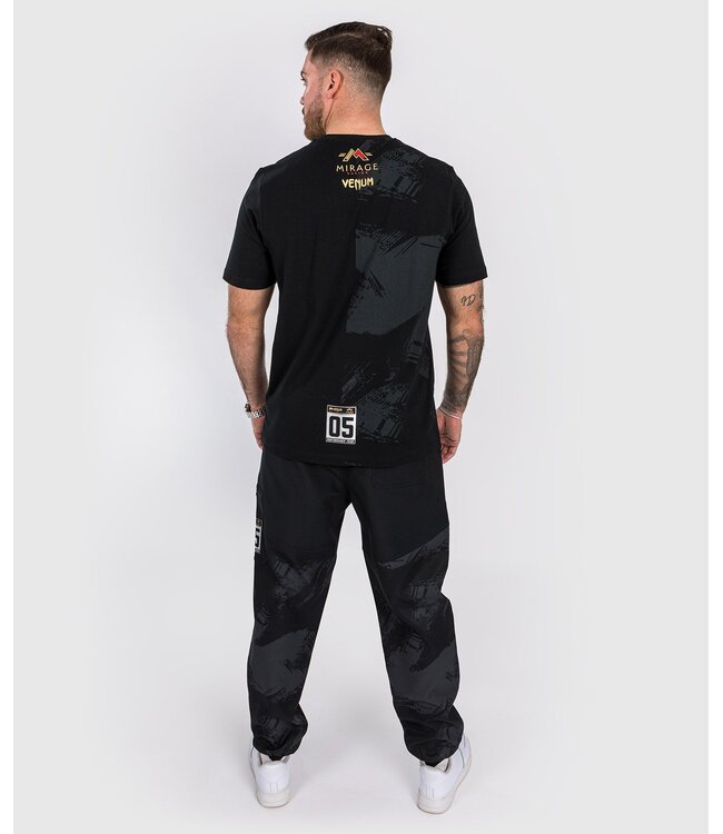 Venum x Mirage T-shirt Katoen Zwart Goud