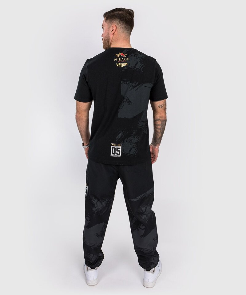 Venum Venum x Mirage T-Shirt Baumwolle Schwarz Gold