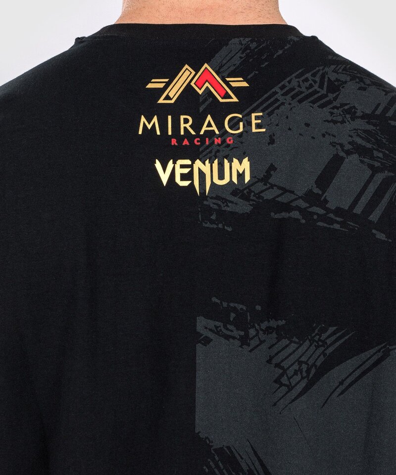 Venum Venum x Mirage T-shirt Katoen Zwart Goud