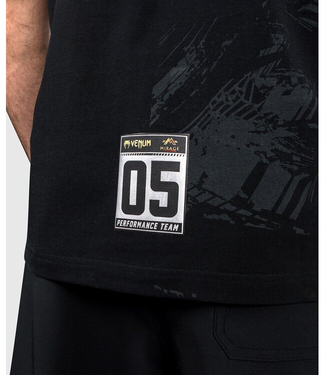 Venum x Mirage T-shirt Katoen Zwart Goud