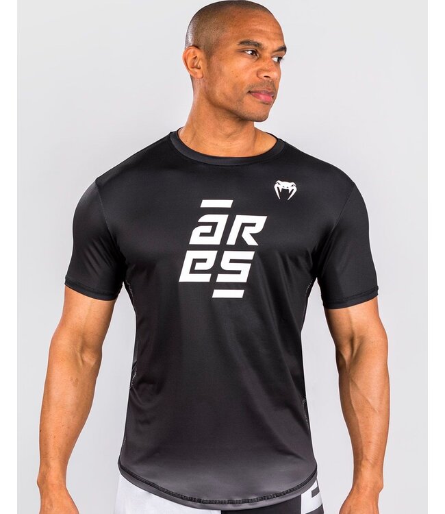 Venum x Ares Dry Tech T-Shirt Schwarz Weiß