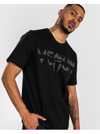 Venum Venum On Mission T-Shirt Regular Fit Baumwolle Schwarz