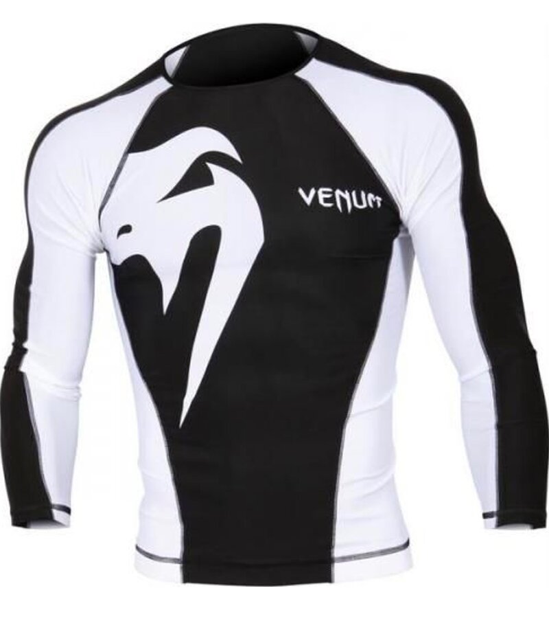 Venum Venum Giant Rash Guard L/S Zwart Wit