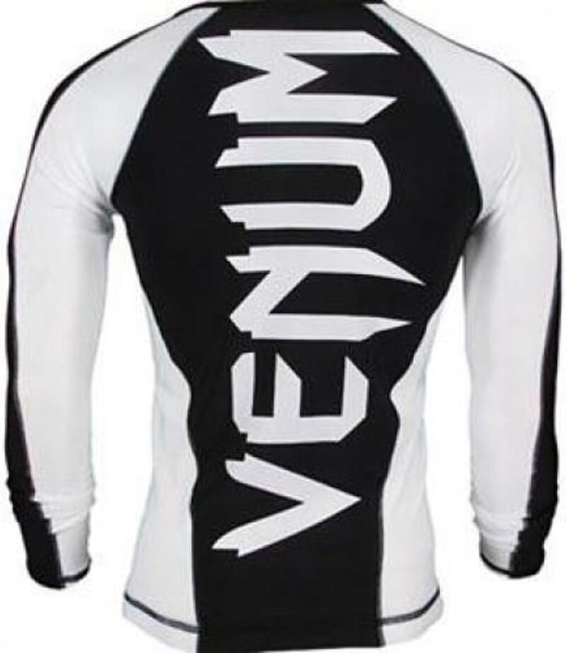 Venum Venum Giant Rash Guard L/S Zwart Wit