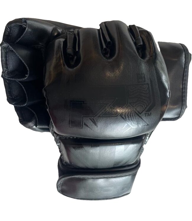 PunchR™ Electric MMA Gloves 4 OZ PU Black Black