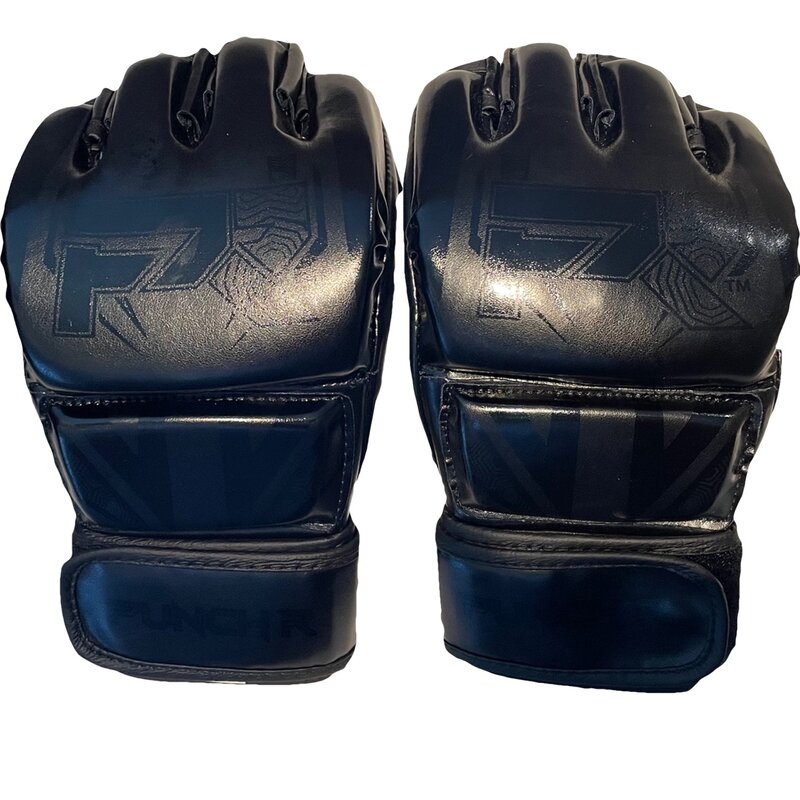 PunchR™  PunchR™ Electric MMA Handschuhe 4 OZ PU Schwarz Schwarz