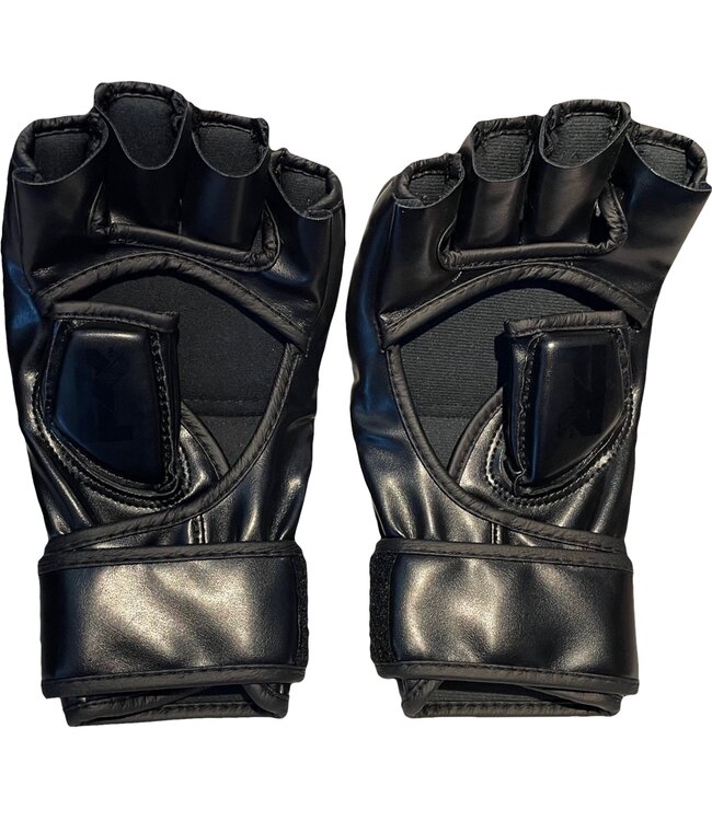 PunchR™ Electric MMA Handschuhe 4 OZ PU Schwarz Schwarz