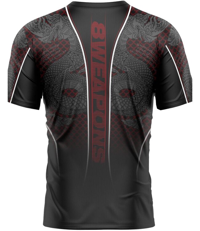 8 Weapons 8 Weapons Dry Fit T-Shirt Naga Yant Zwart Rood