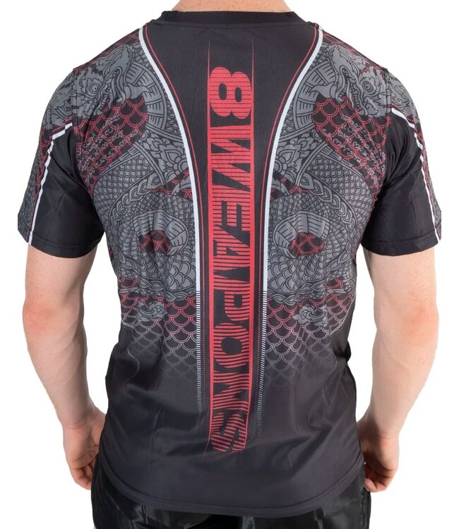 8 Weapons Dry Fit T-Shirt Naga Yant Zwart Rood