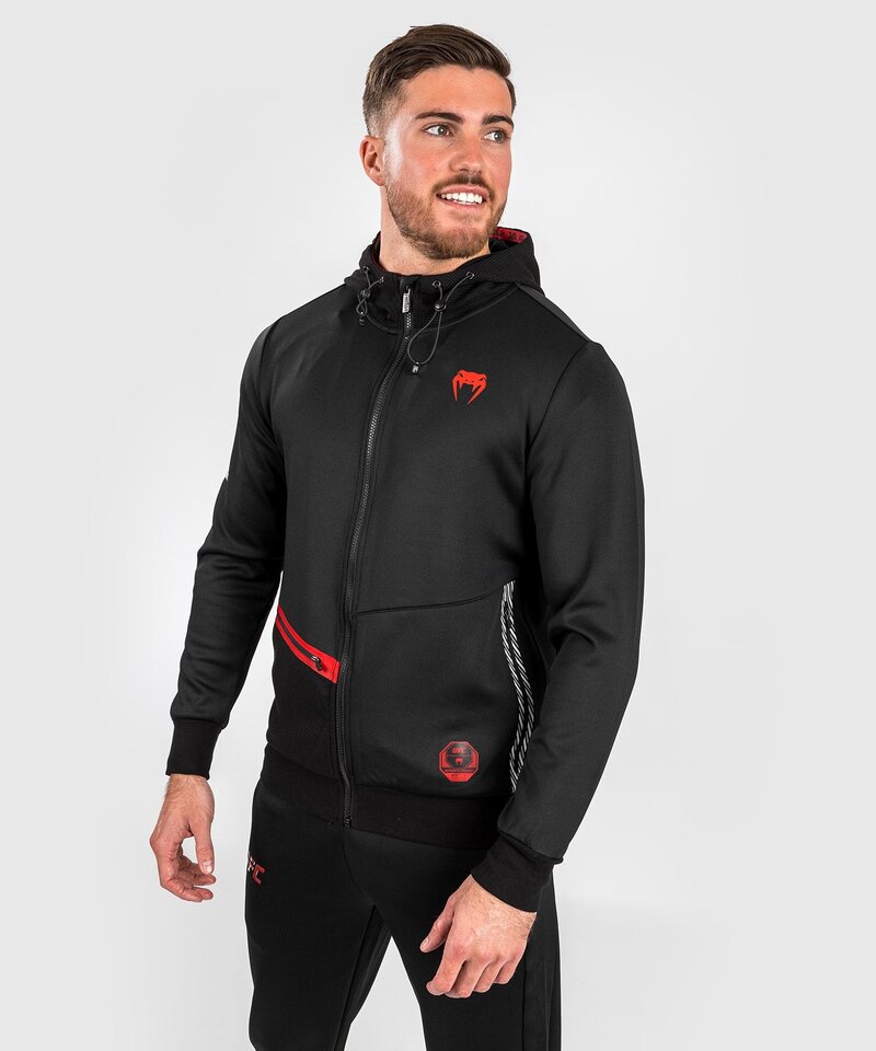 UFC | Venum UFC x Venum Adrenaline Fight Week Hoody mit Zipper Schwarz