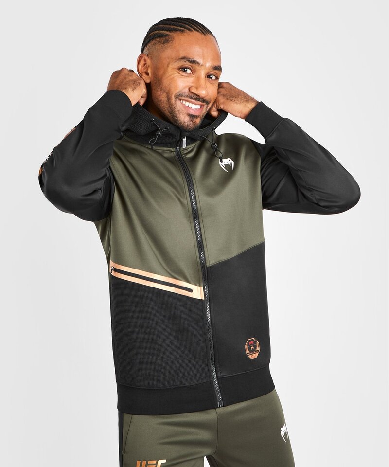 UFC | Venum UFC x Venum Adrenaline Fight Week Hoodie Khaki Bronze