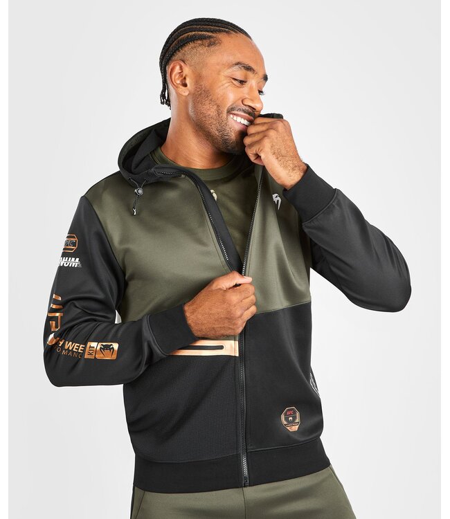 UFC x Venum Adrenaline Fight Week Hoodie Kaki Brons