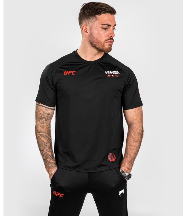 UFC UFC x Venum Adrenaline Fight Week Dry-tech T-shirt zwart