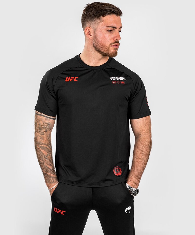 UFC | Venum UFC x Venum Adrenaline Fight Week Dry-Tech T-Shirt Schwarz