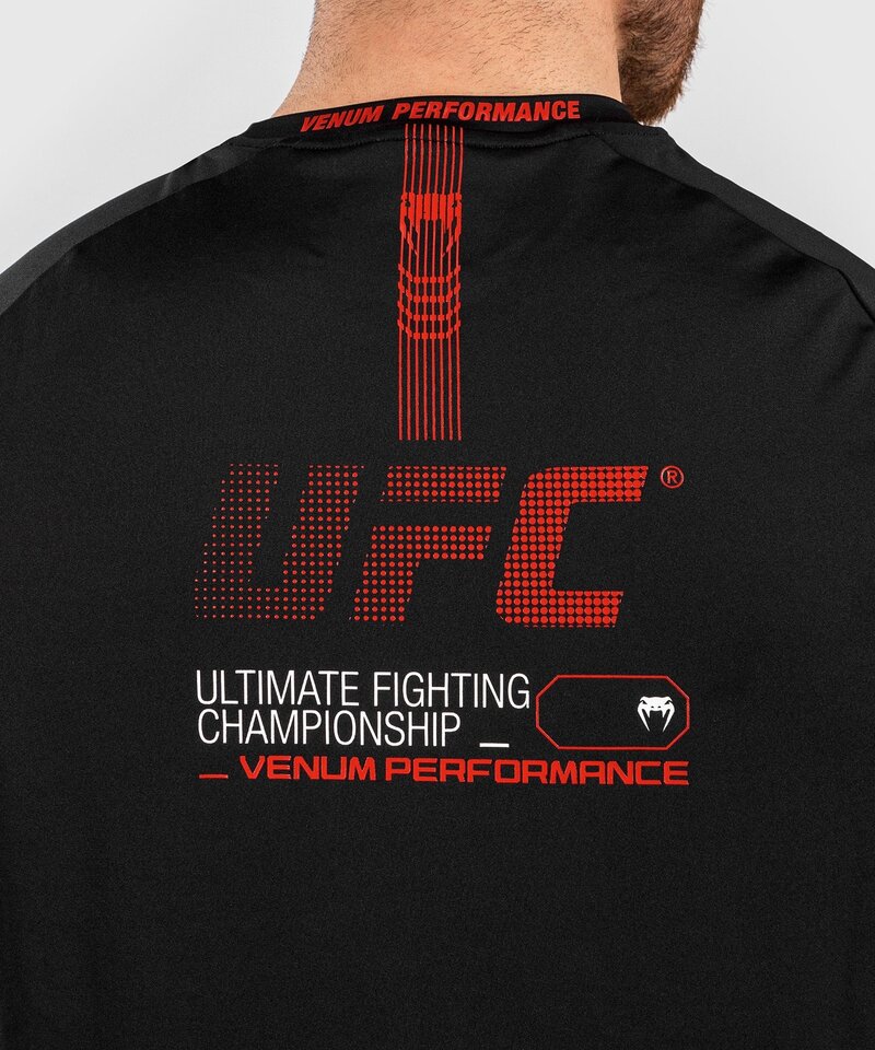 Men's Adrenaline By Venum Black UFC Fight Week Dry-Tech Raglan T-Shirt