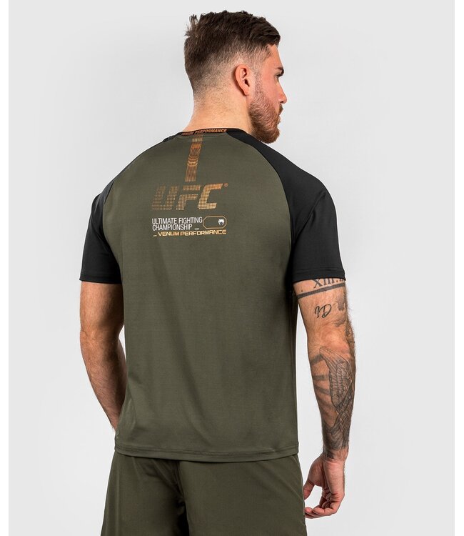 UFC UFC x Venum Adrenaline Fight Week Dry-tech T-Shirt Khaki Bronze