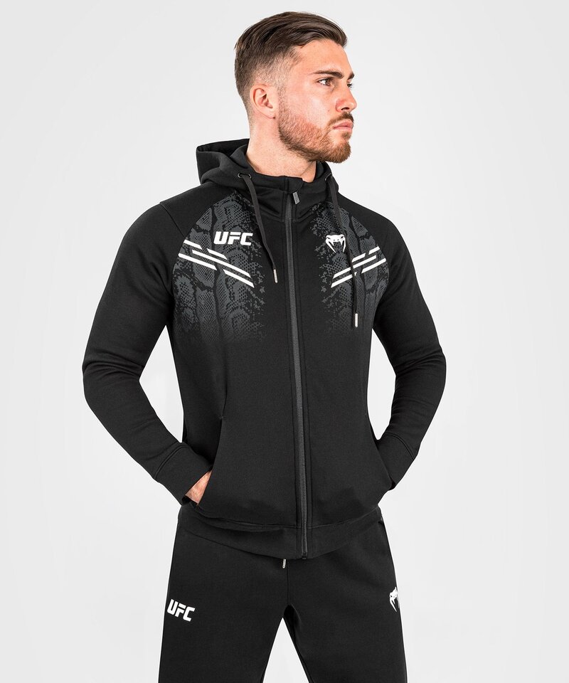 UFC x Venum Adrenaline Fight Week Men's Zip Hoodie Black