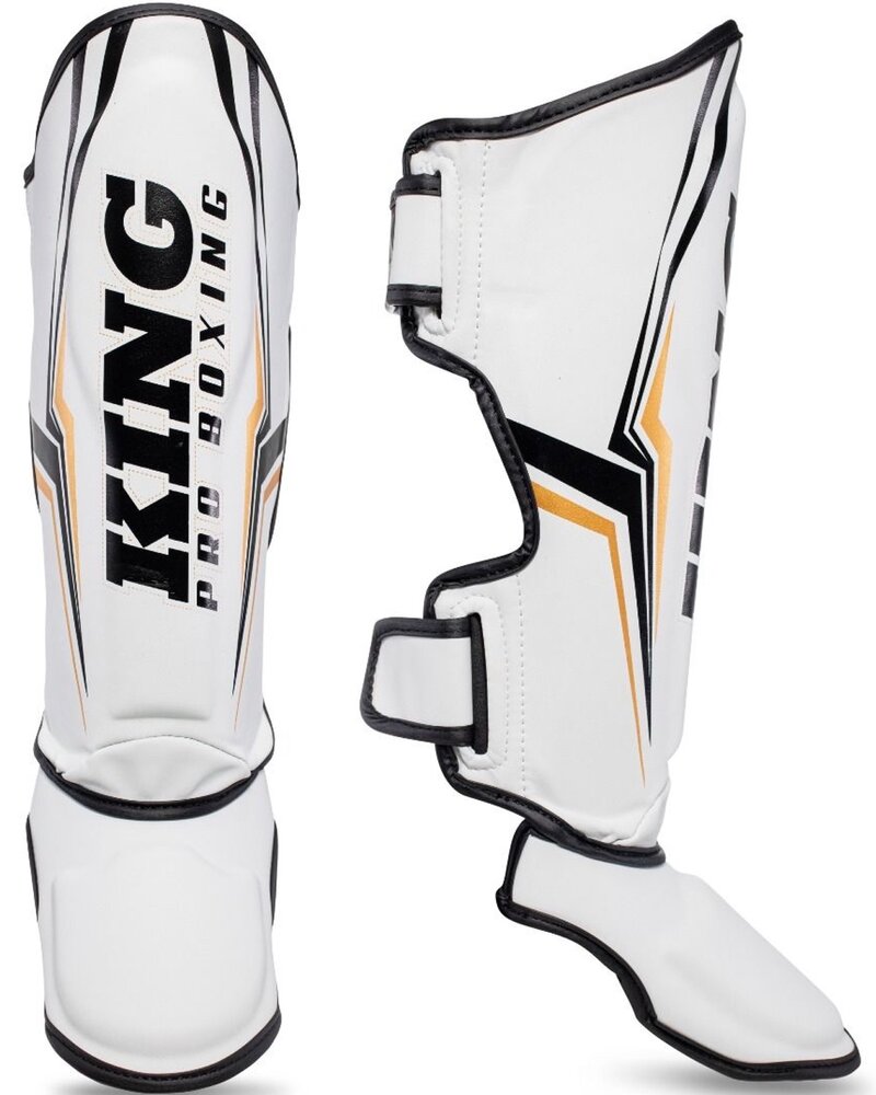 King Pro Boxing King Pro Boxing Shinguards KPB/SGL THOR White