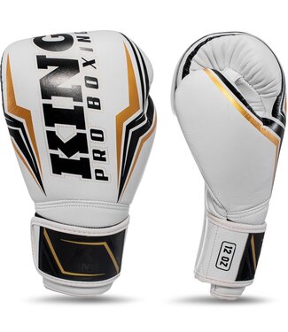 King Pro Boxing King Pro Boxing Boxing Gloves KPB/BG THOR Leather White