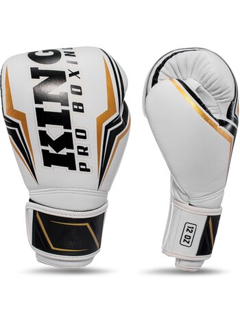 King Pro Boxing King Pro Boxing Boxhandschuhe KPB/BG THOR Leder weiß