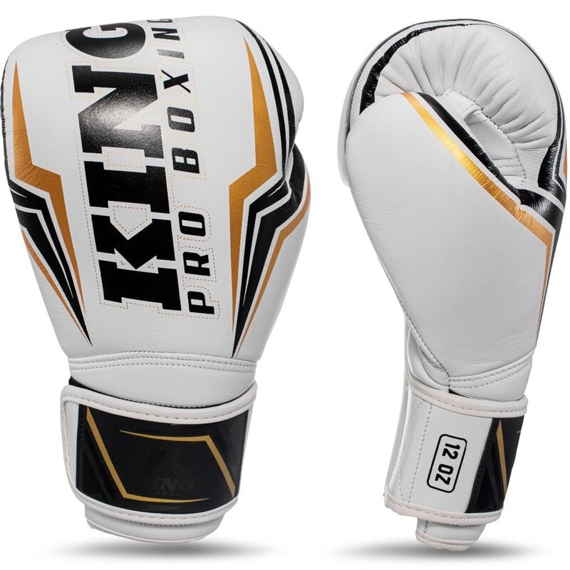 King Pro Boxing King Pro Boxing Boxing Gloves KPB/BG THOR Leather White
