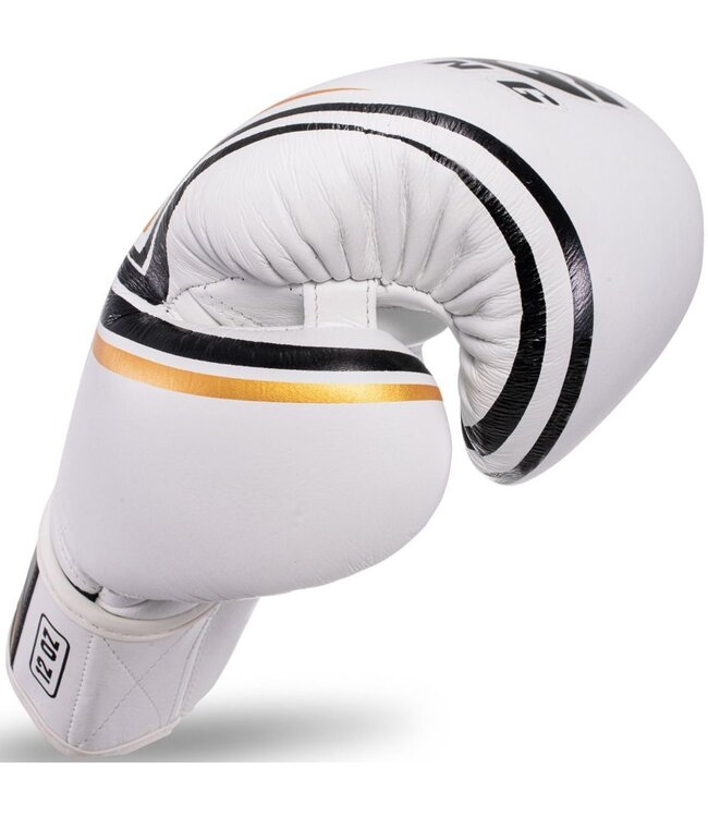 King Pro Boxing Kickboks Handschoenen KPB/BG THOR Leer Wit