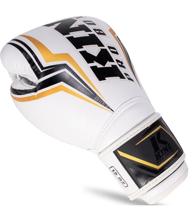 King Pro Boxing Boxhandschuhe KPB/BG THOR Leder weiß
