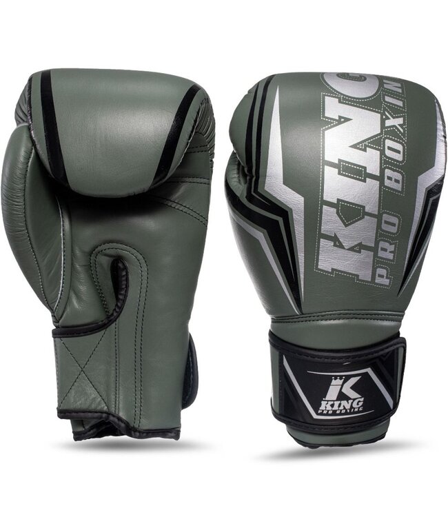 King Pro Boxing Bokshandschoenen KPB/BG THOR Leer Groen