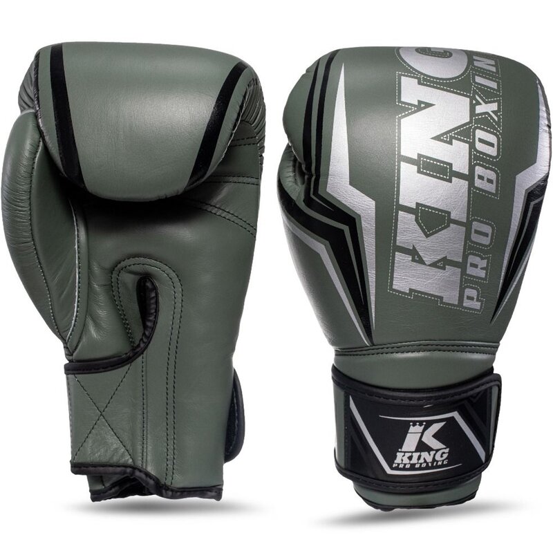 King Pro Boxing King Pro Boxing Boxing Gloves KPB/BG THOR Leather Green