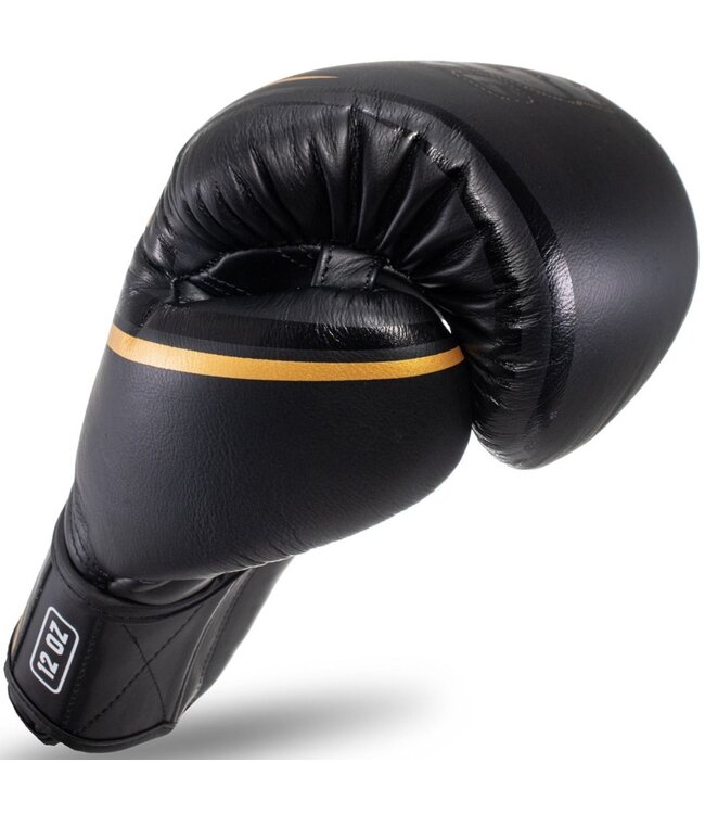 King Pro Boxing Kickboks Handschoenen KPB/BG THOR Leer Zwart